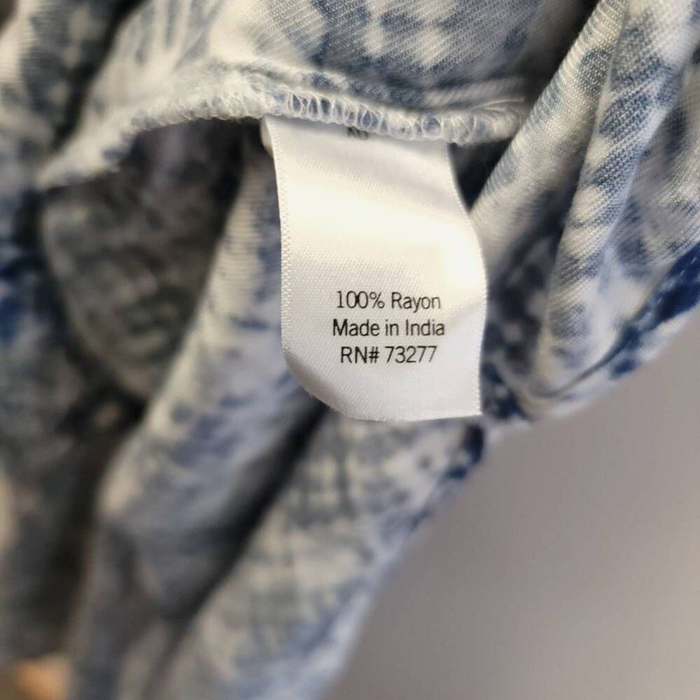 Sonoma Dress Size M Button Down Womens Short Sleeve Knit Collar Blue Summer​ - Picture 7 of 9